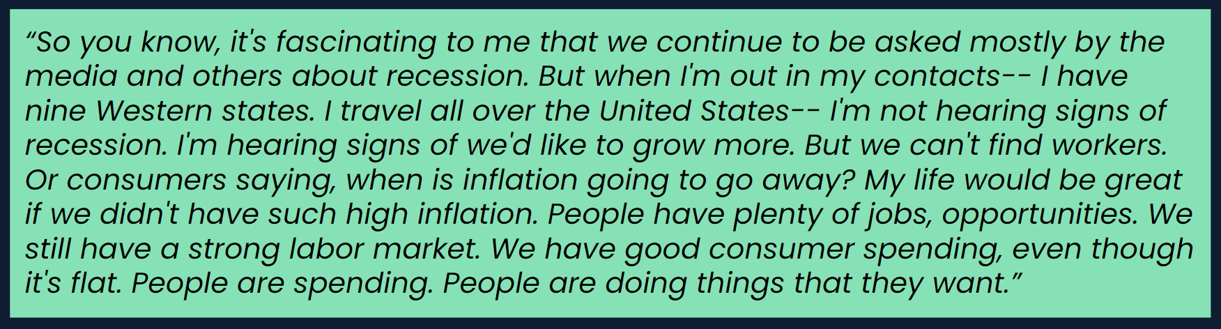 Fed President Daly, October 14