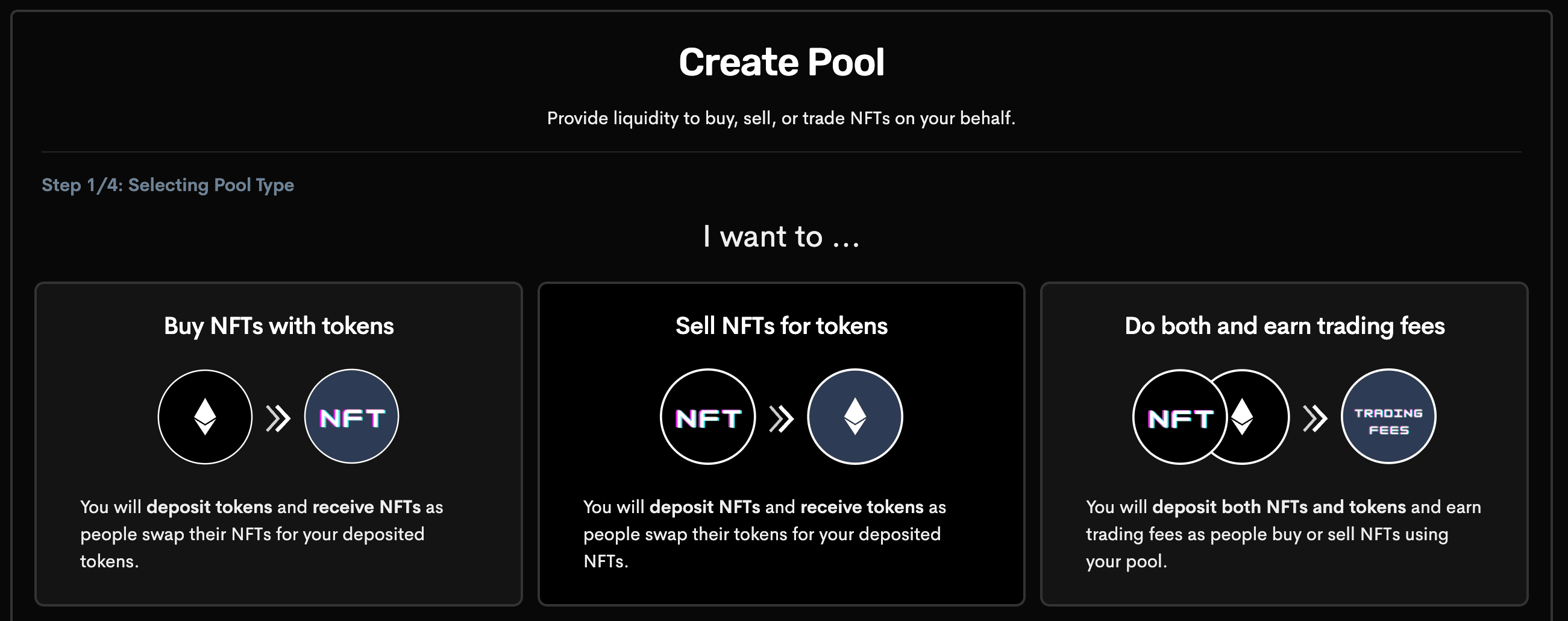 Sudoswap Pool Creation